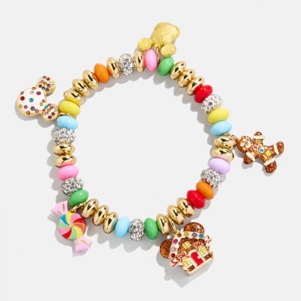 BaubleBar Disney Mickey Mouse Gingerbread Charm Bracelet